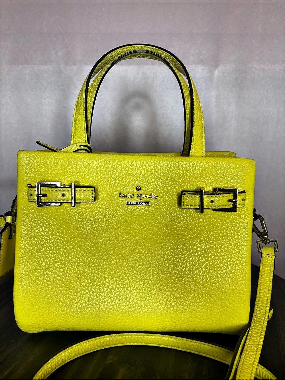 kate spade new york Cameron Street Satchel crossbody in Yellow